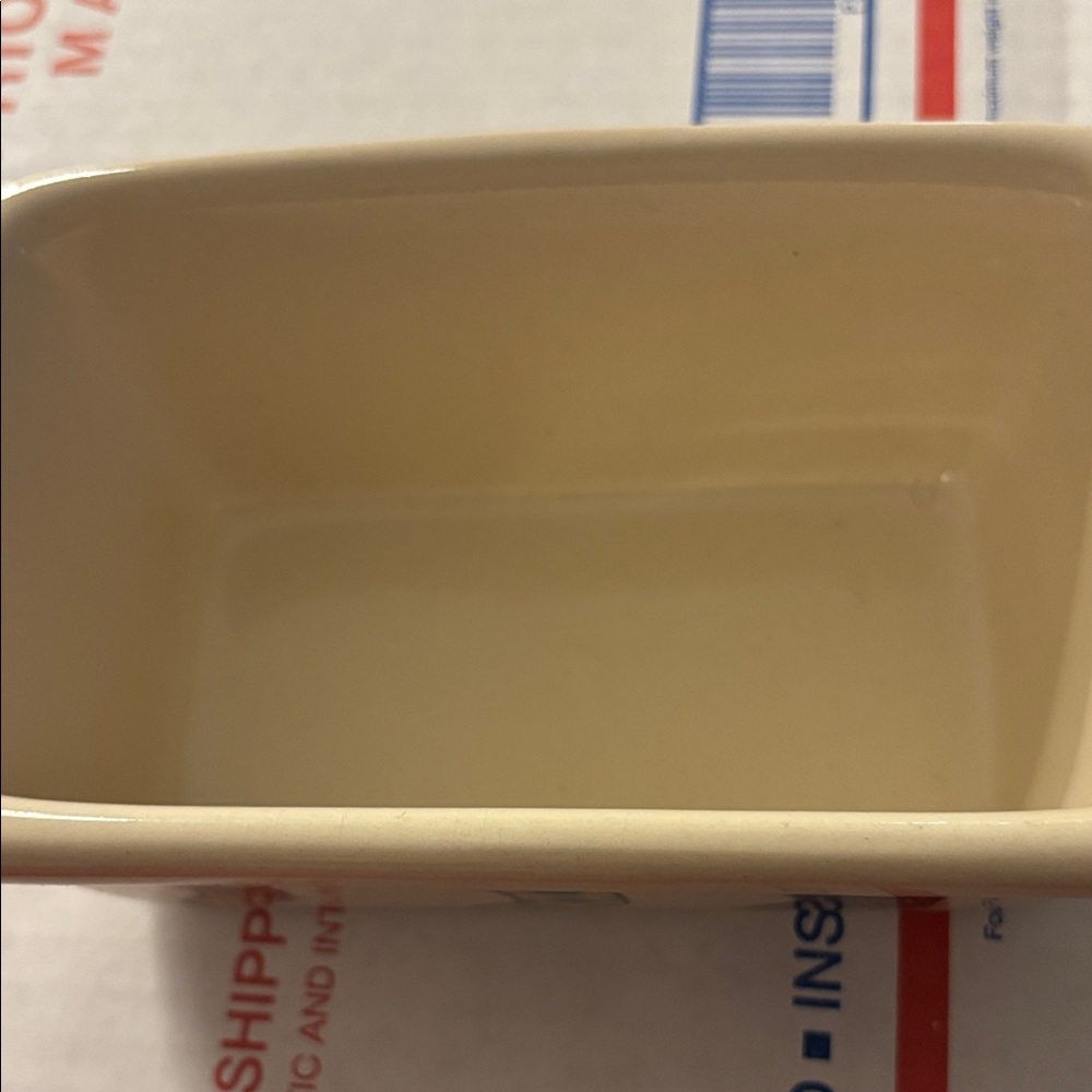 Cream Rectangular Ceramic Dish - Picture 2 of 5